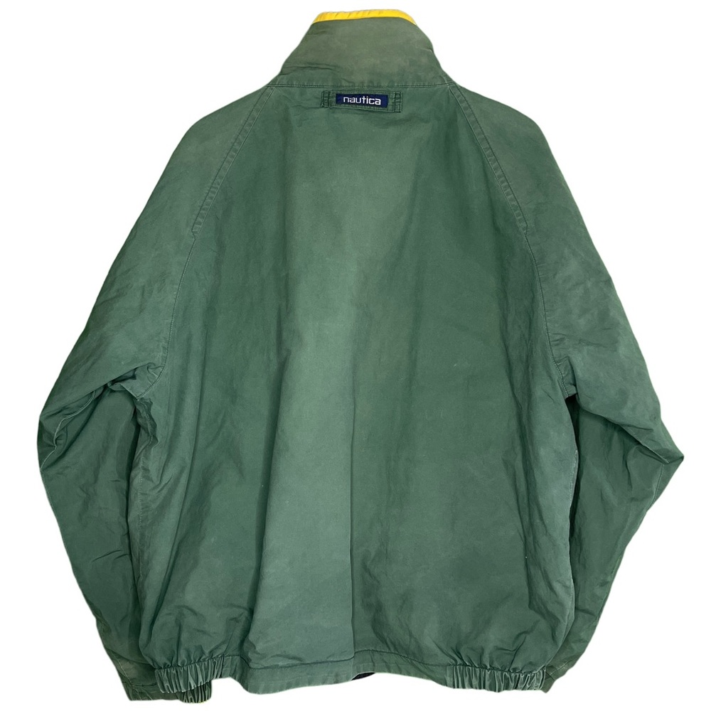VTG 90's Nautica Embroidered Logo Reversible Sailing Jacket Sz XL - Picture 5 of 6